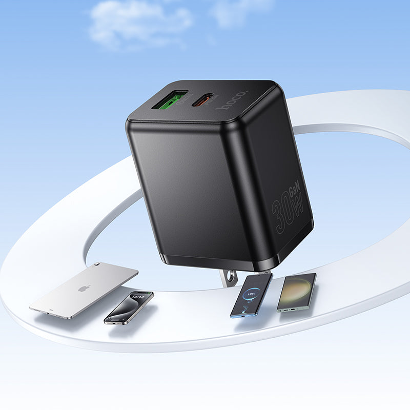 HOCO C157 PD30W+QC3.0 Dual-port Multi-Protocol Charger (US)