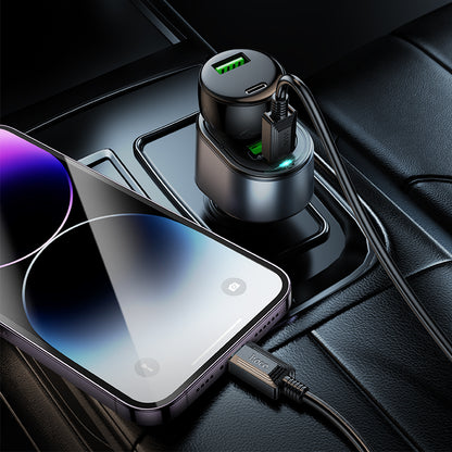 HOCO Z56 PD35W + QC3.0 Car Charger with Cigarette Lighter