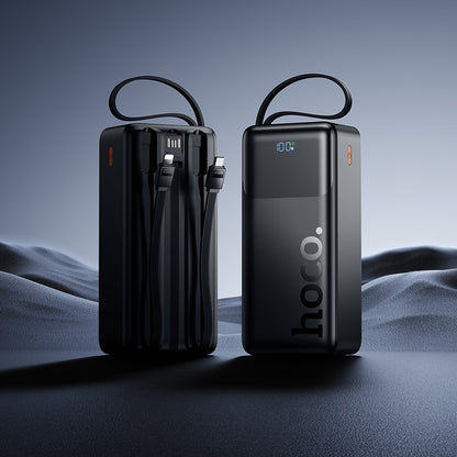 HOCO J156B 22.5W+PD20W 30000mAh Wireless Charging Power Bank with Four Cables