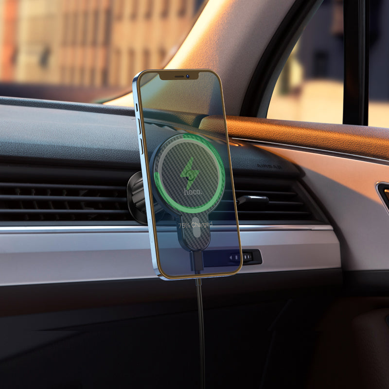 HOCO CA85 Magnetic Wireless CHarging Car Holder for Air Outlet