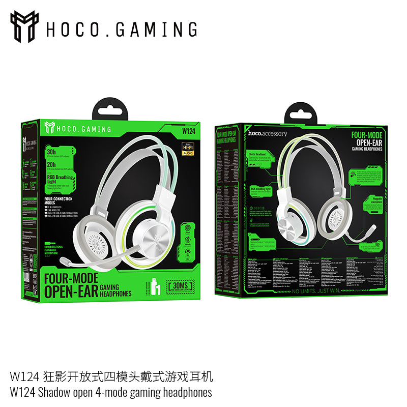 W124 Shadow open 4-mode gaming headphones