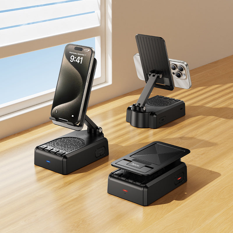 HOCO HC45 Multifunctional Phone Holder Wireless Bluetooth Speaker with Remote Control
