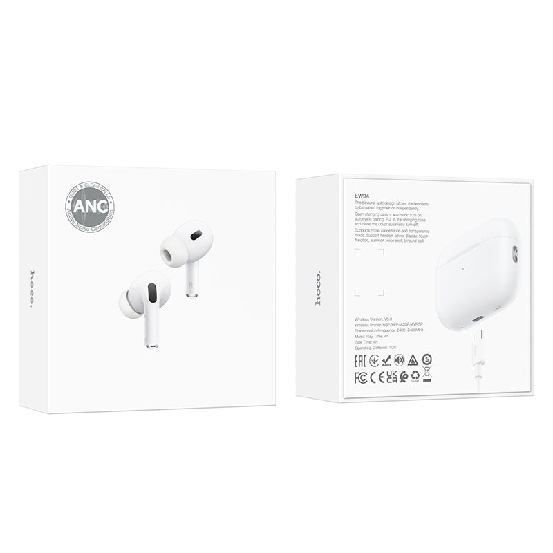 HOCO EW94 ANC TWS Wireless Headphones with Charging Case