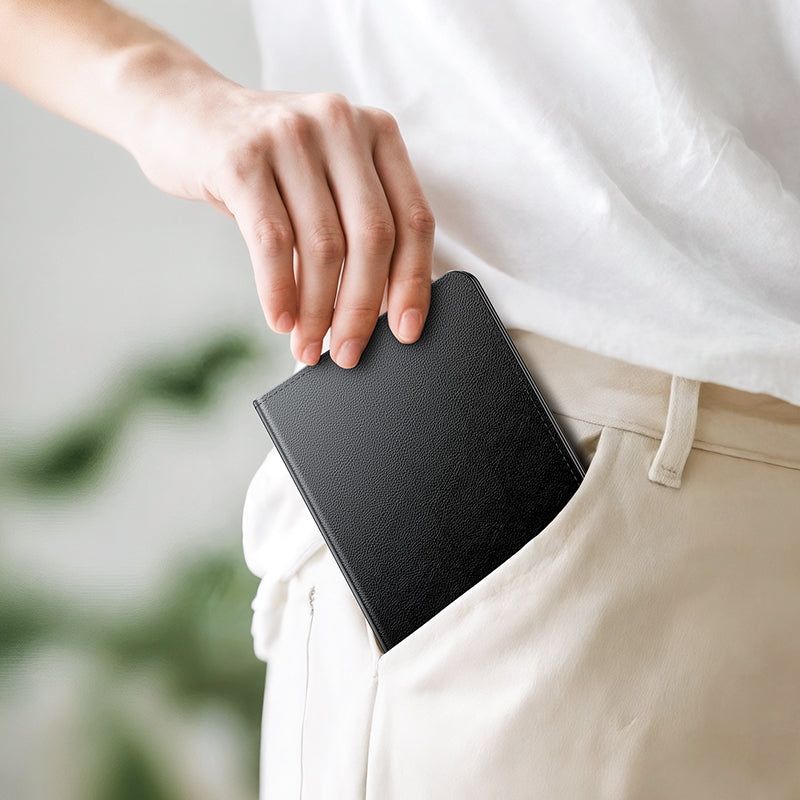 HOCO E91G Anti-Loss Smart Passport Cover (Wireless Charging Model) (Apple Only)