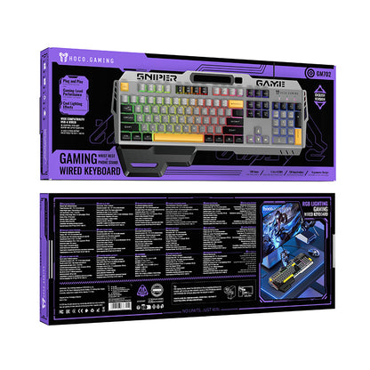 HOCO GM702 Wired Gaming Keyboard (English Version)
