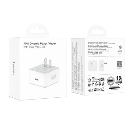 HOCO C161 PD40W Type-C Single Port Charger
