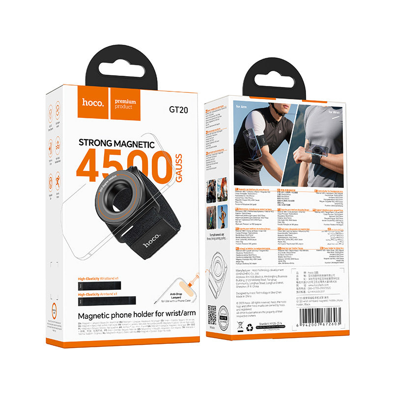 HOCO GT20 Wrist Armband Magnetic Phone Holder