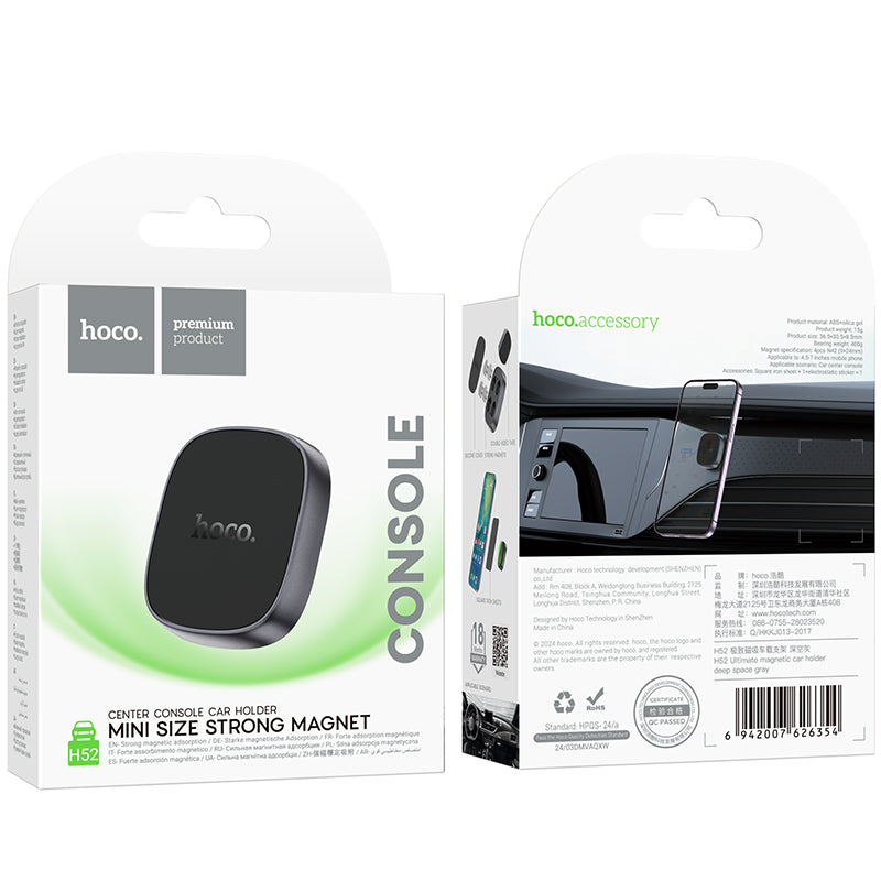 HOCO H52 Car Holder for Center Console