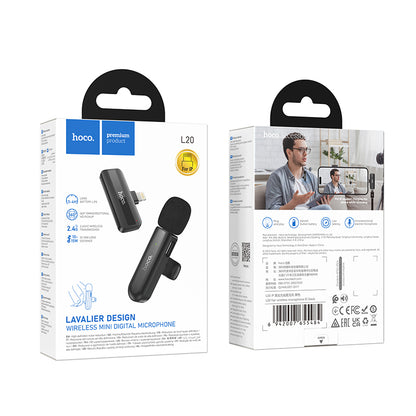 HOCO L20 Wireless Microphone (Lightning)