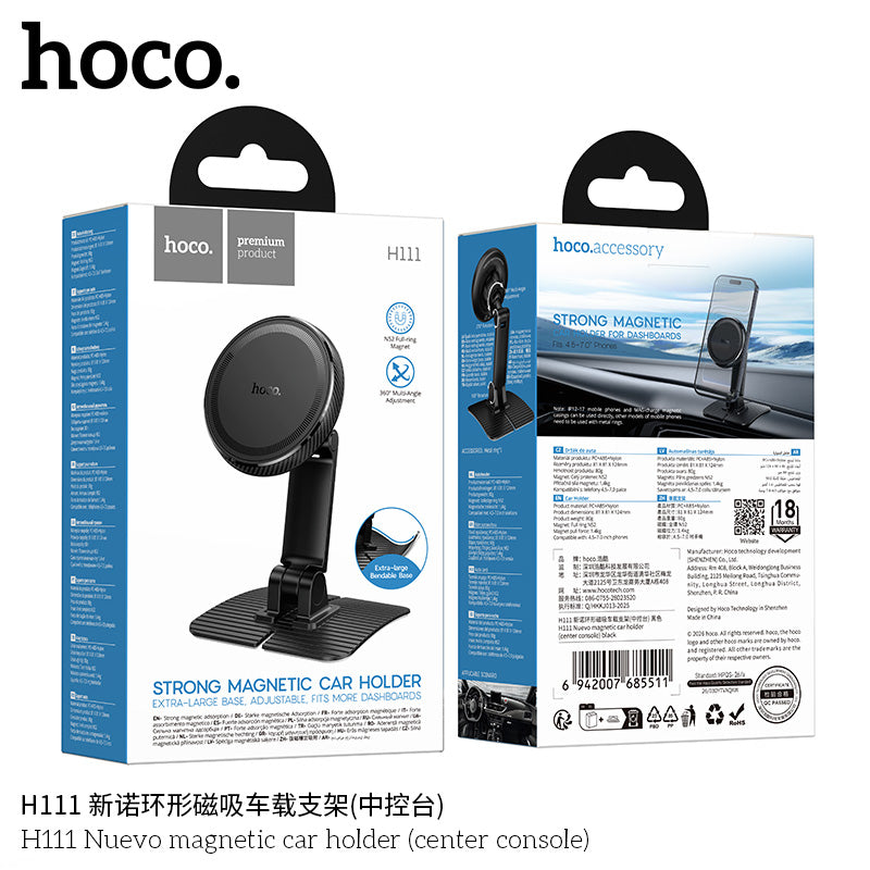 H111 Nuevo magnetic car holder (center console)