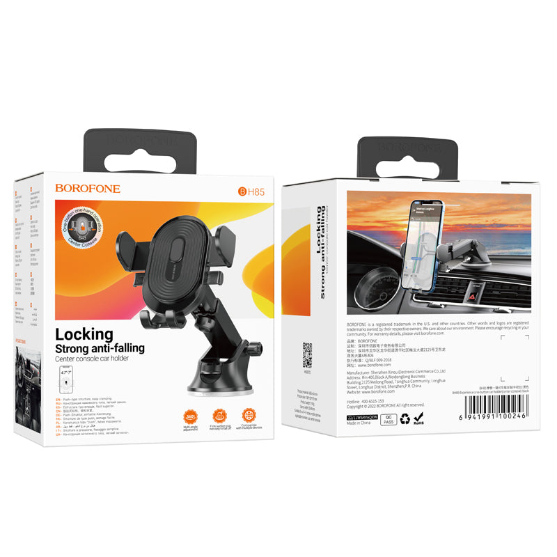 HOCO BOROFONE BH85 One-button Car Holder for Center Console