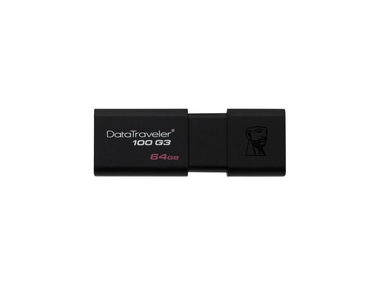 Kingston DT100G3/64GB DataTraveler 100 G3 USB Drive 64GB