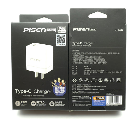 PISEN DM814CN PD25W Type-C Charger