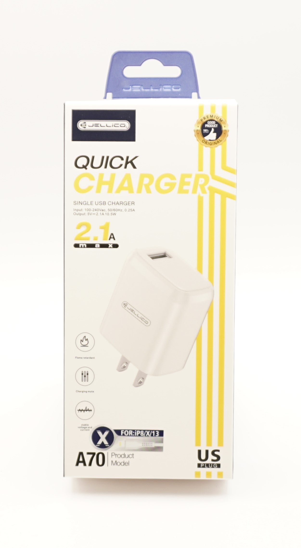 Jellico A70 Quick Charger + Cable Bundle