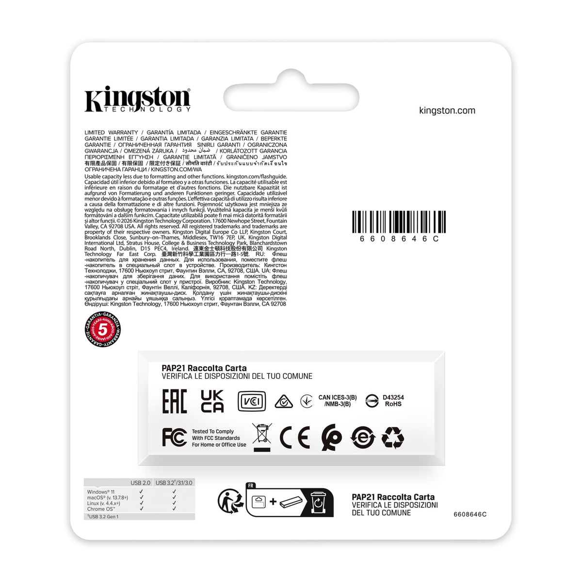 Kingston DTXG2/64GB DataTraveler Exodia USB 3.2 Drive 64GB