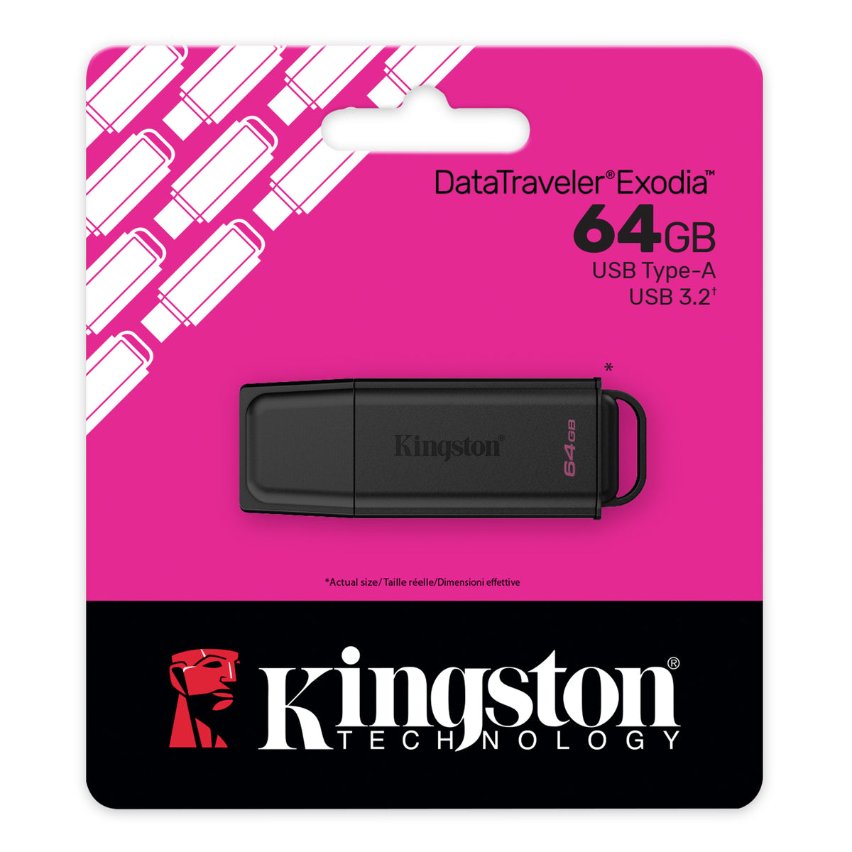 Kingston DTXG2/64GB DataTraveler Exodia USB 3.2 Drive 64GB