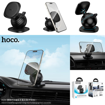 H103 Daisy magnetic ring car holder(center console)