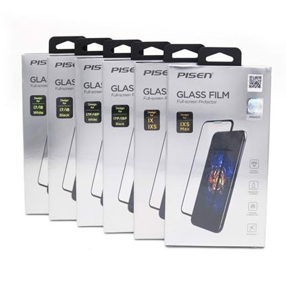 PISEN Tempered Glass Screen Protector for APPLE Devices 1 box