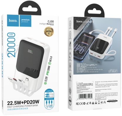 HOCO CJ30 22.5W+PD20W 20000mAh Power Bank (3C/CCC Certified) (A+)