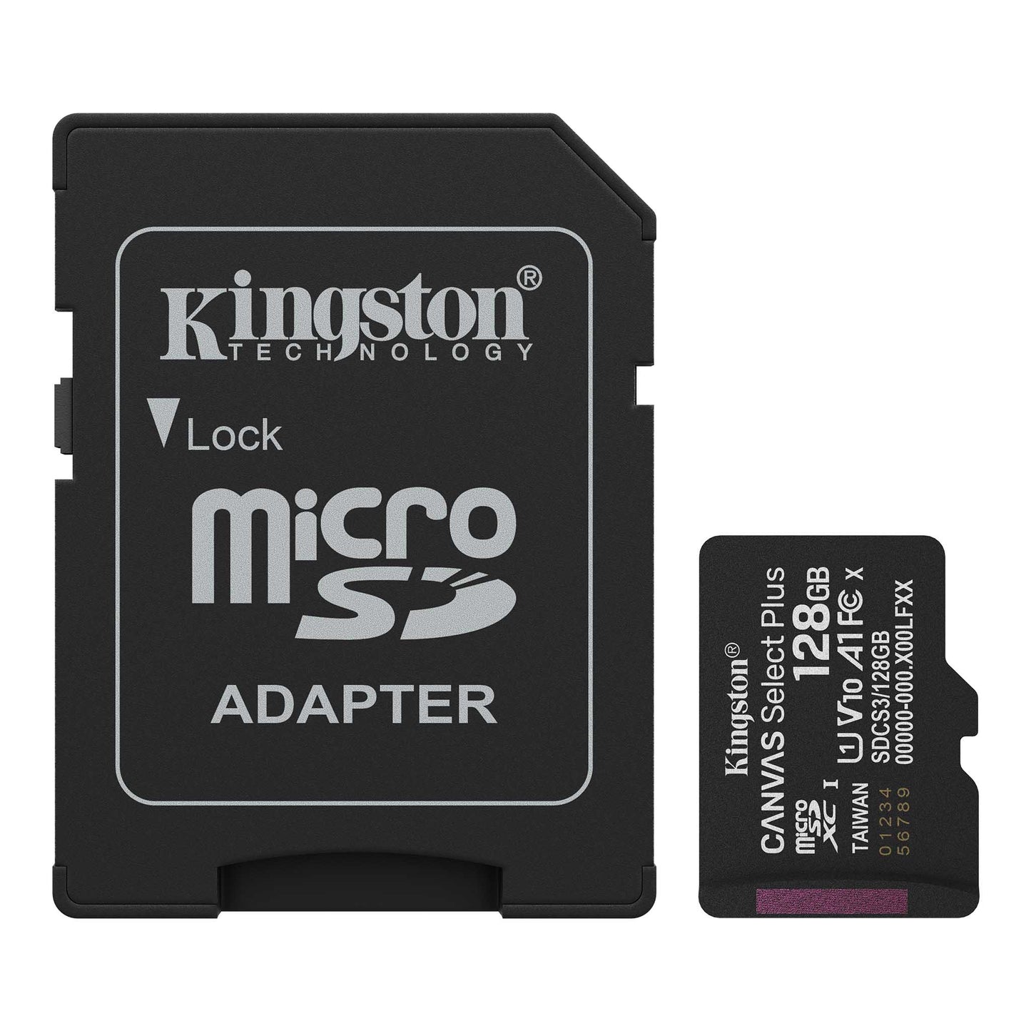 Kingston SDCS3/128GB Micro SD Card with Adapter 128GB