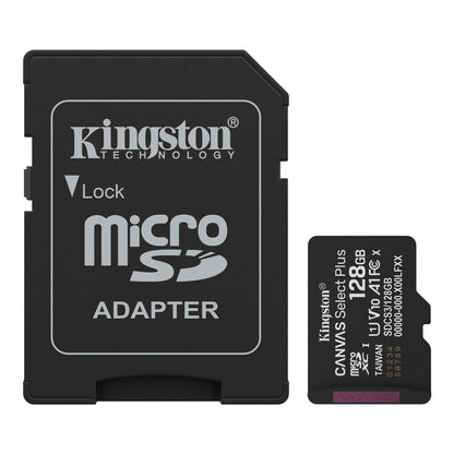 Kingston SDCS3/128GB Micro SD Card with Adapter 128GB