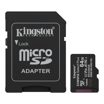 Kingston SDCS3/64GB Micro SD Card with Adapter 64GB