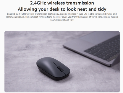 Xiaomi Wireless Mouse Lite Black XMWXSB01YM