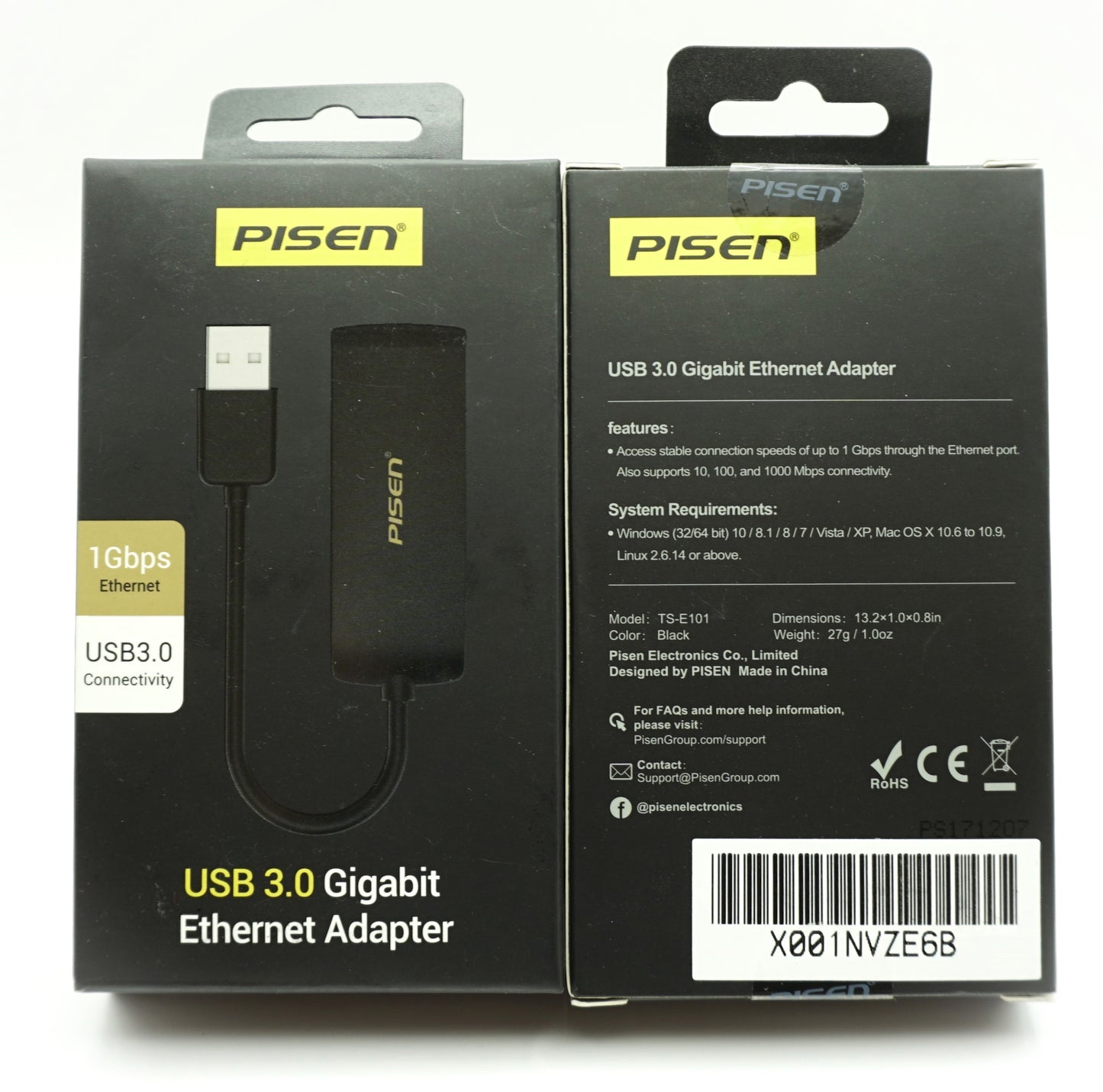 PISEN TS-E101 Gigabit Ethernet Adapter USB3.0